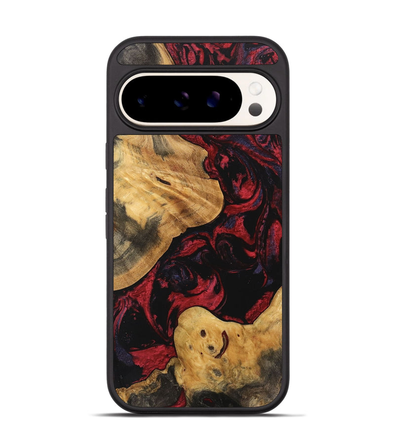 Pixel 9 Pro Wood Phone Case - Jewell (Red, 746793)