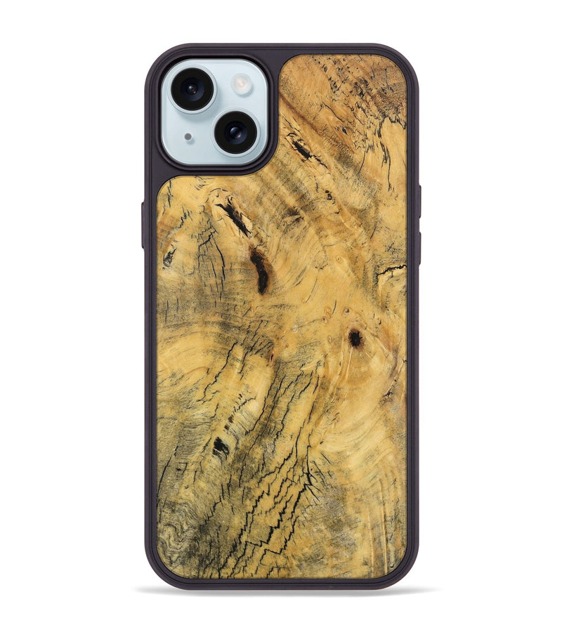 iPhone 15 Plus Wood Phone Case - Rodger (Wood Burl, 746794)