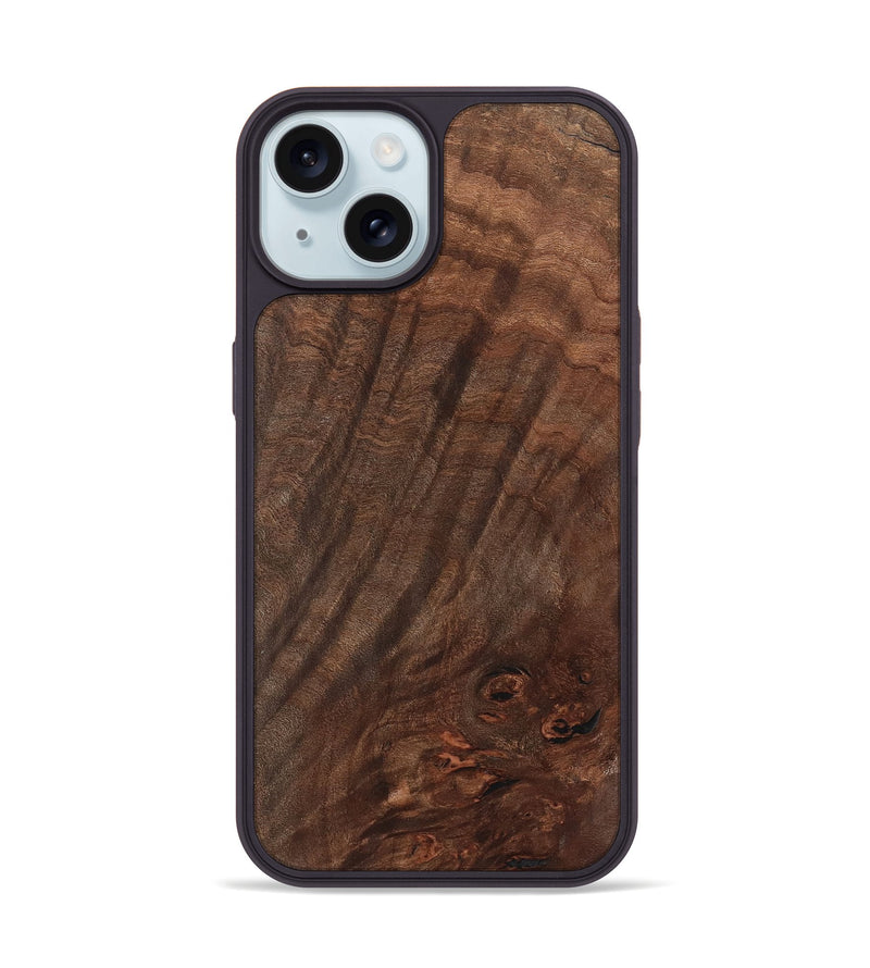 iPhone 15 Wood Phone Case - Marely (Wood Burl, 746795)