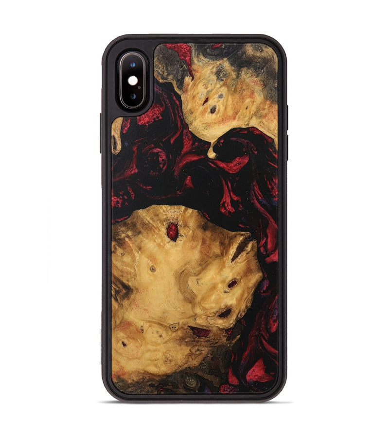 iPhone Xs Max Wood Phone Case - Normand (Red, 746798)