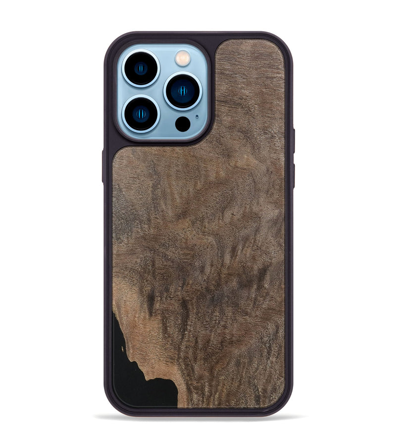 iPhone 14 Pro Max Wood Phone Case - Lennox (Wood Burl, 746799)