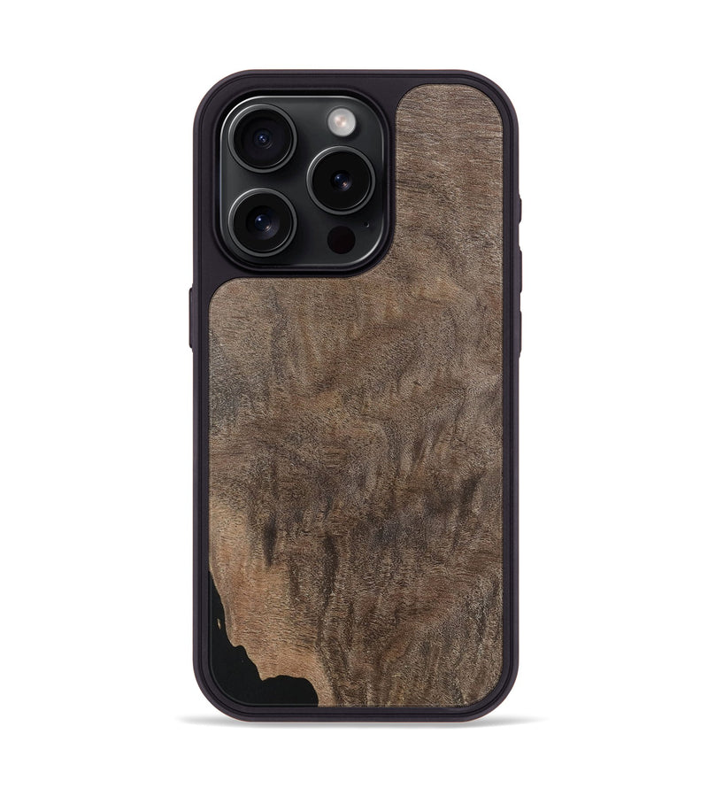 iPhone 15 Pro Wood Phone Case - Lennox (Wood Burl, 746799)