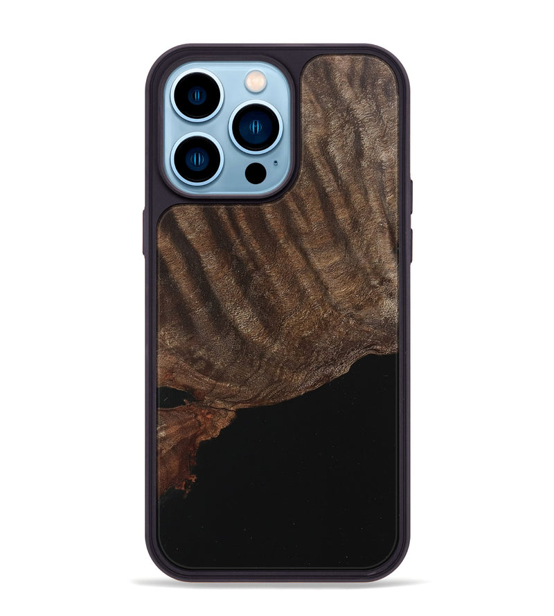 iPhone 14 Pro Max Wood Phone Case - Earlene (Wood Burl, 746800)