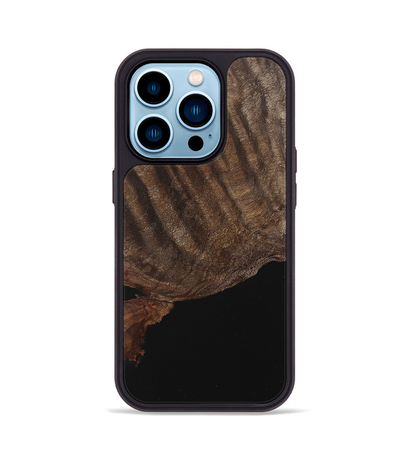 iPhone 14 Pro Wood Phone Case - Earlene (Wood Burl, 746800)