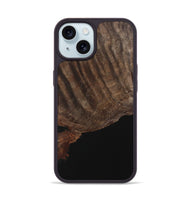 iPhone 15 Wood Phone Case - Earlene (Wood Burl, 746800)