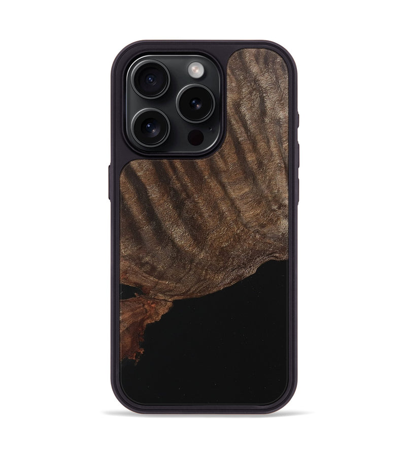 iPhone 15 Pro Wood Phone Case - Earlene (Wood Burl, 746800)