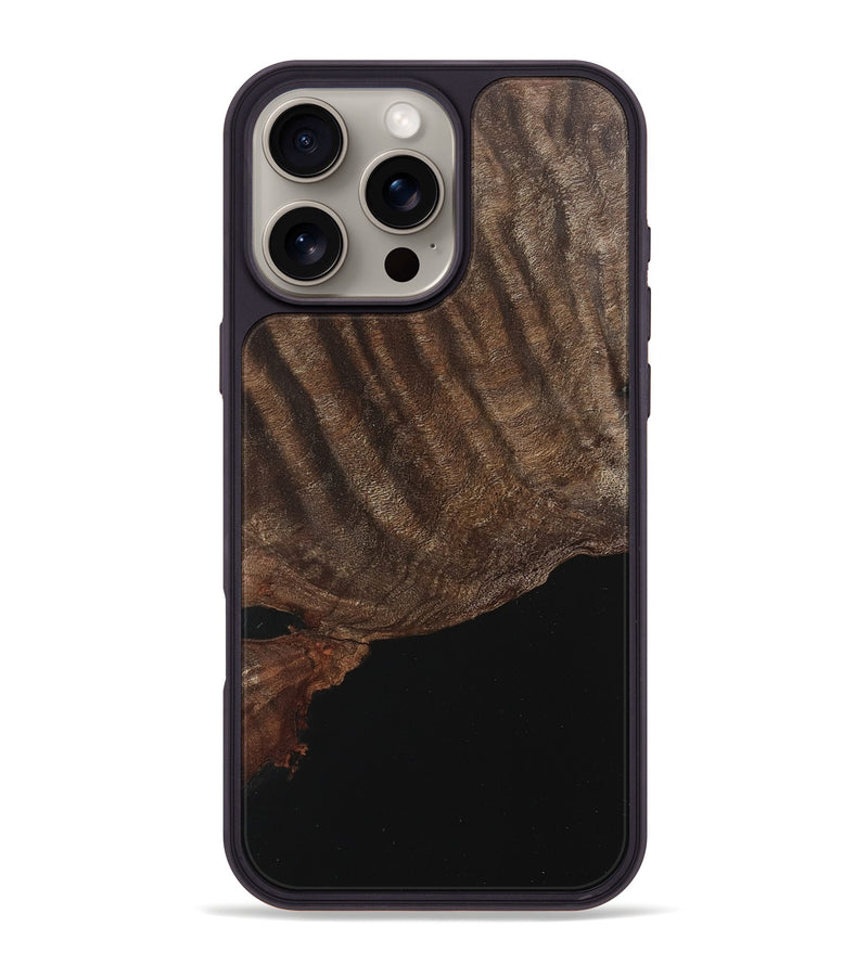 iPhone 16 Pro Max Wood Phone Case - Earlene (Wood Burl, 746800)