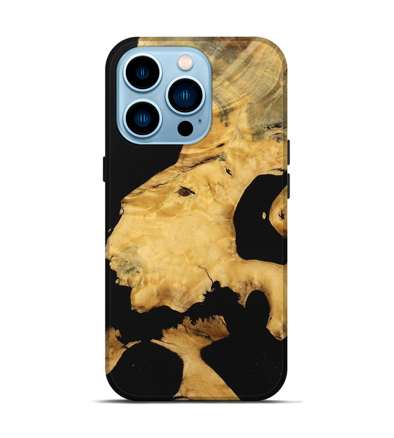 iPhone 14 Pro Wood Live Edge Phone Case - Nataly (Wood Burl, 746810)