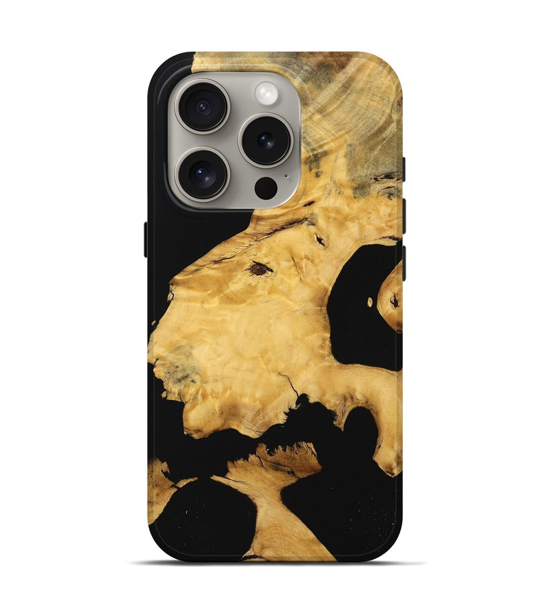 iPhone 16 Pro Wood Live Edge Phone Case - Nataly (Wood Burl, 746810)