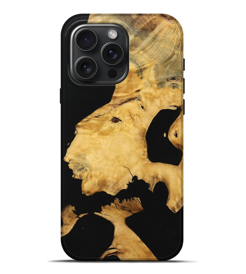 iPhone 16 Pro Max Wood Live Edge Phone Case - Nataly (Wood Burl, 746810)