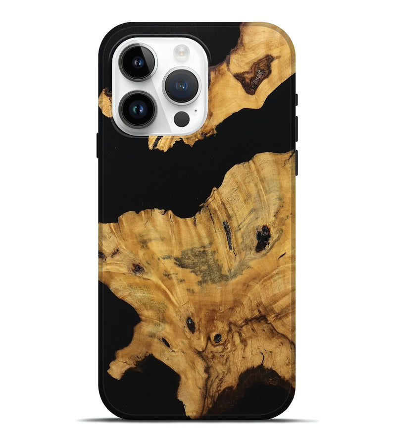 iPhone 15 Pro Max Wood Live Edge Phone Case - Poppy (Wood Burl, 746816)