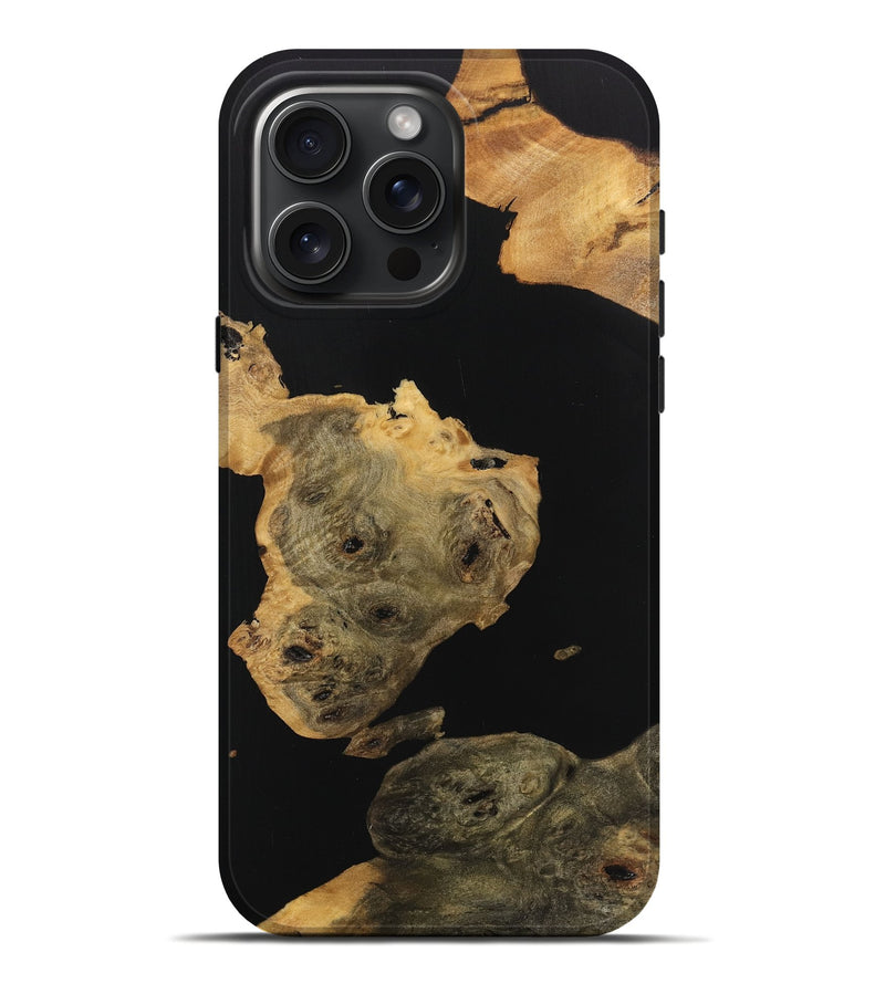 iPhone 16 Pro Max Wood Live Edge Phone Case - Madyson (Wood Burl, 746819)