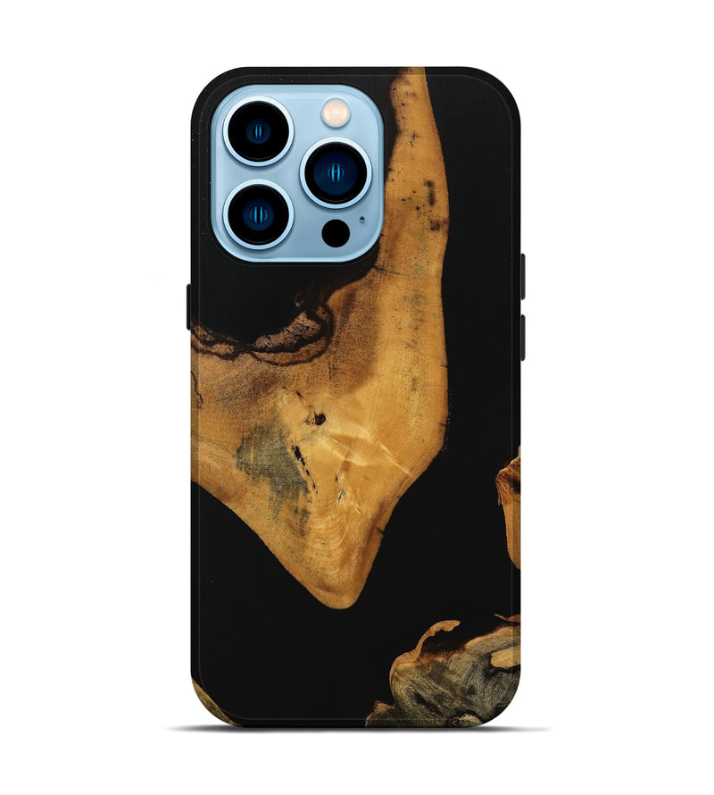 iPhone 14 Pro Wood Live Edge Phone Case - Sigmund (Wood Burl, 746820)