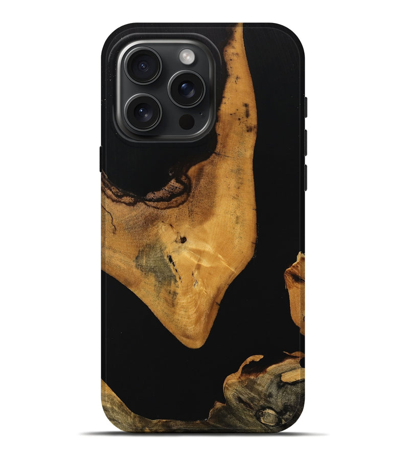 iPhone 16 Pro Max Wood Live Edge Phone Case - Sigmund (Wood Burl, 746820)