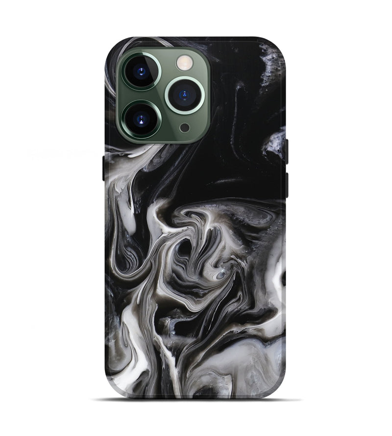 iPhone 13 Pro ResinArt Live Edge Phone Case - Wallace (Black & White, 746834)