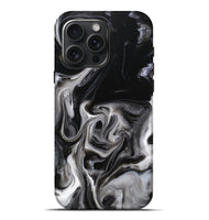 iPhone 16 Pro Max ResinArt Live Edge Phone Case - Wallace (Black & White, 746834)