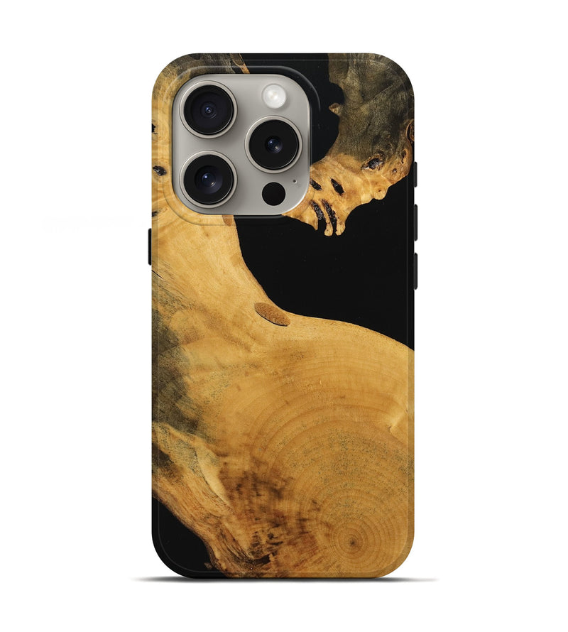 iPhone 16 Pro Wood Live Edge Phone Case - Bettie (Wood Burl, 746835)