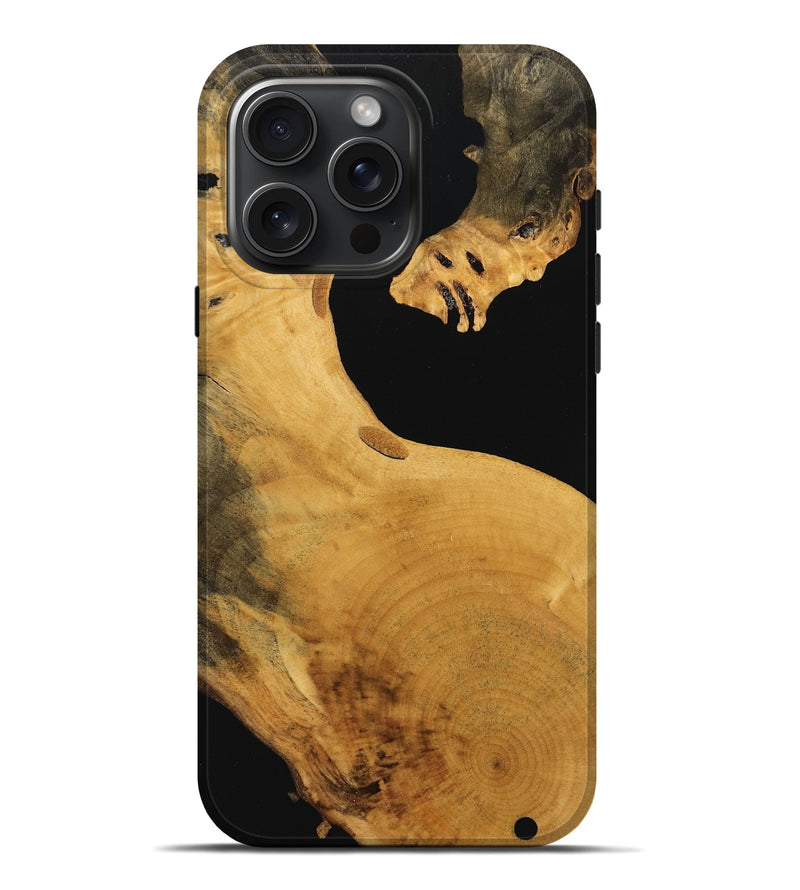 iPhone 16 Pro Max Wood Live Edge Phone Case - Bettie (Wood Burl, 746835)