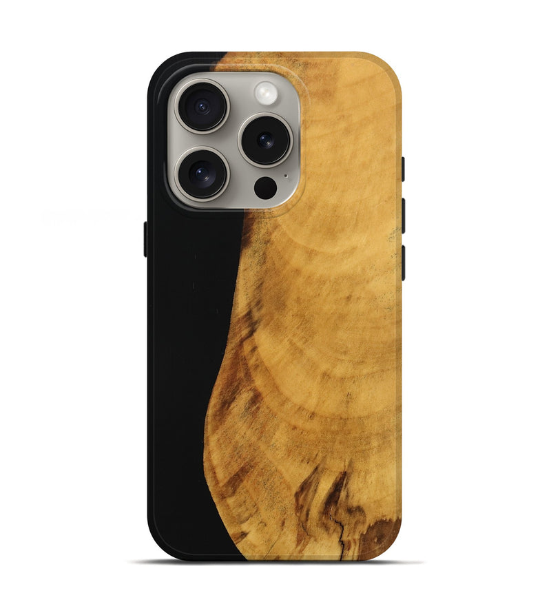 iPhone 16 Pro Wood Live Edge Phone Case - Mandy (Wood Burl, 746836)