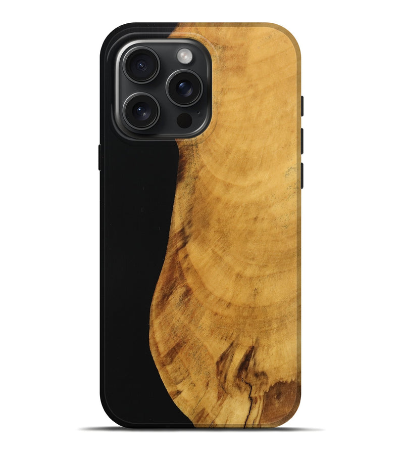 iPhone 16 Pro Max Wood Live Edge Phone Case - Mandy (Wood Burl, 746836)