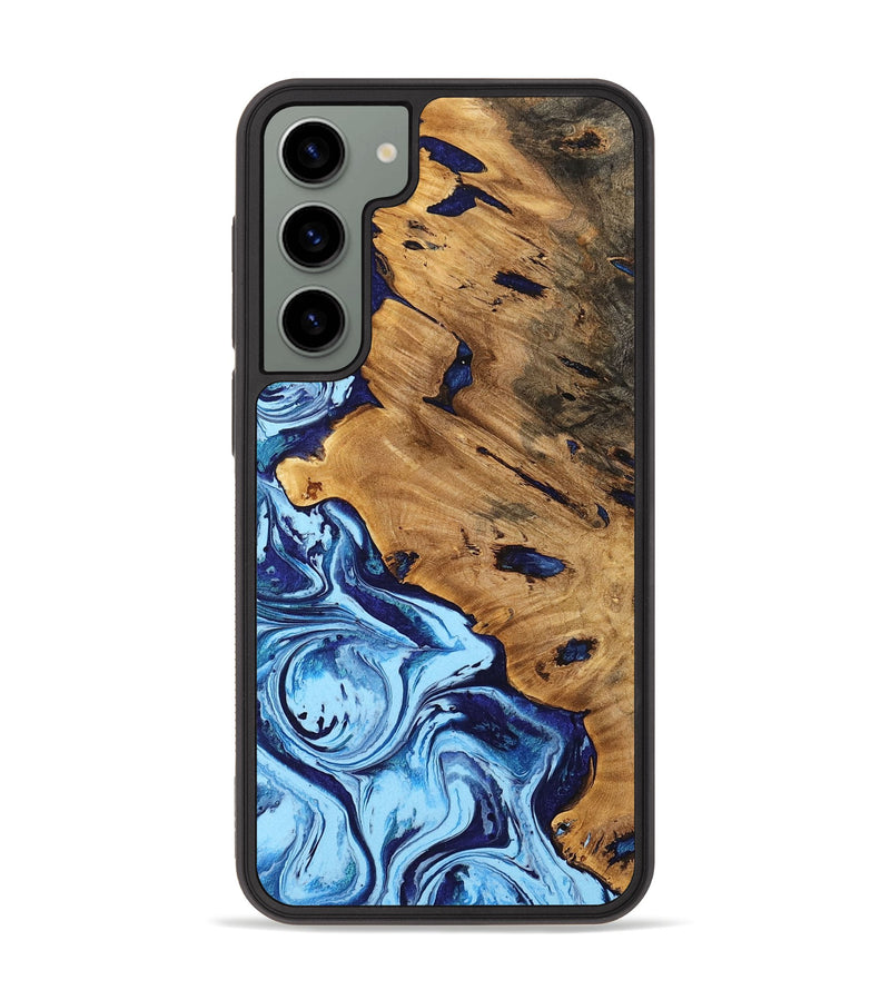 Galaxy S23 Plus Wood Phone Case - Kaiser (Blue, 746847)