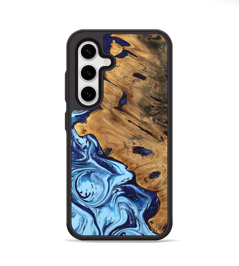 Galaxy S25 Plus Wood Phone Case - Kaiser (Blue, 746847)