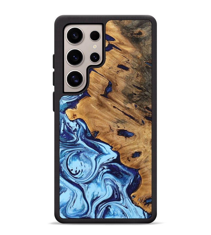 Galaxy S25 Ultra Wood Phone Case - Kaiser (Blue, 746847)