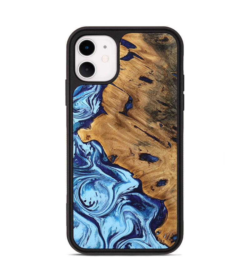 iPhone 11 Wood Phone Case - Kaiser (Blue, 746847)