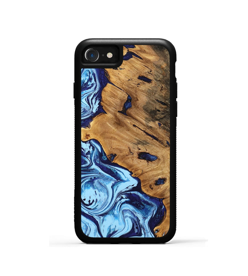 iPhone SE Wood Phone Case - Kaiser (Blue, 746847)