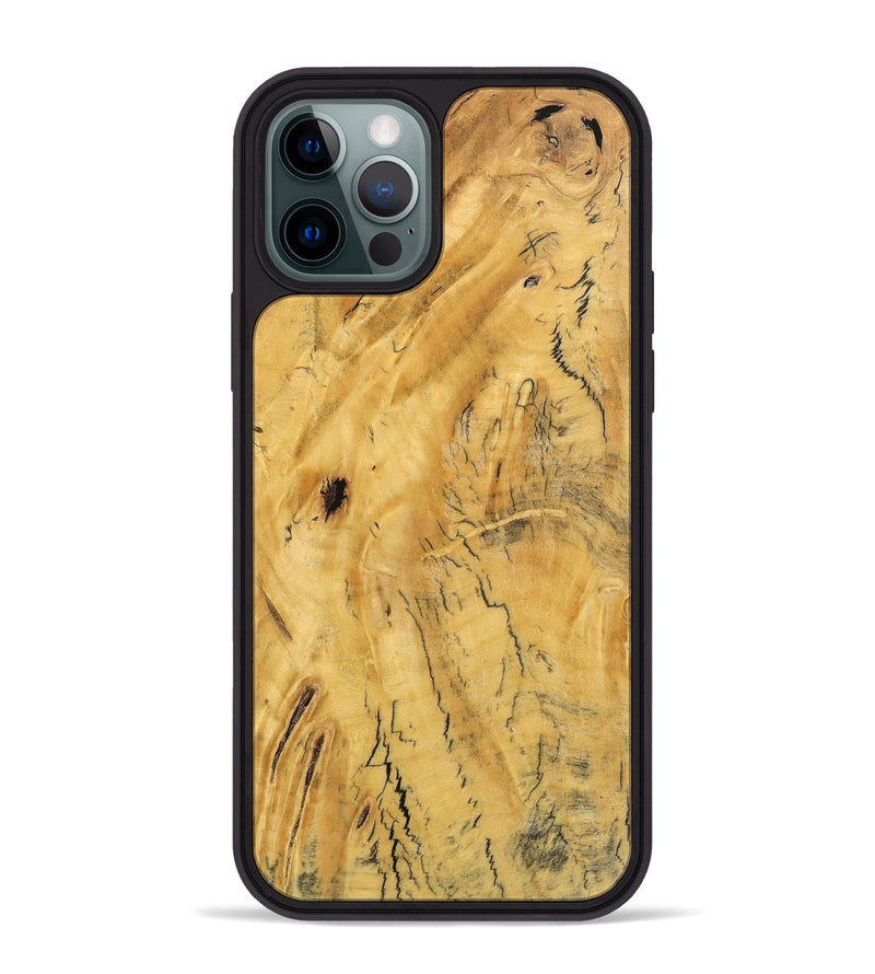 iPhone 12 Pro Max Wood Phone Case - Asaiah (Wood Burl, 746854)