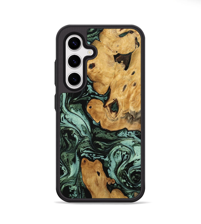 Galaxy S25 Wood Phone Case - Tiana (Green, 746855)