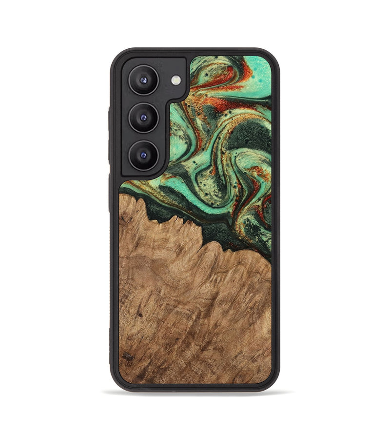 Galaxy S23 Wood Phone Case - Reanna (Green, 746858)