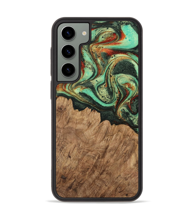 Galaxy S23 Plus Wood Phone Case - Reanna (Green, 746858)