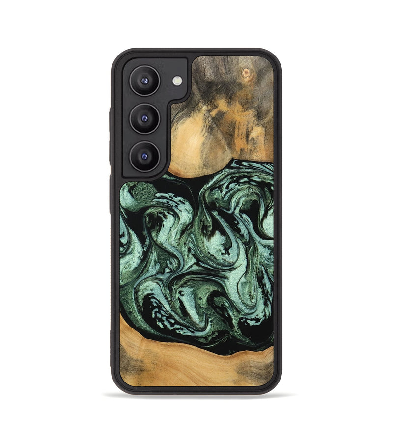 Galaxy S23 Wood Phone Case - Damion (Green, 746867)