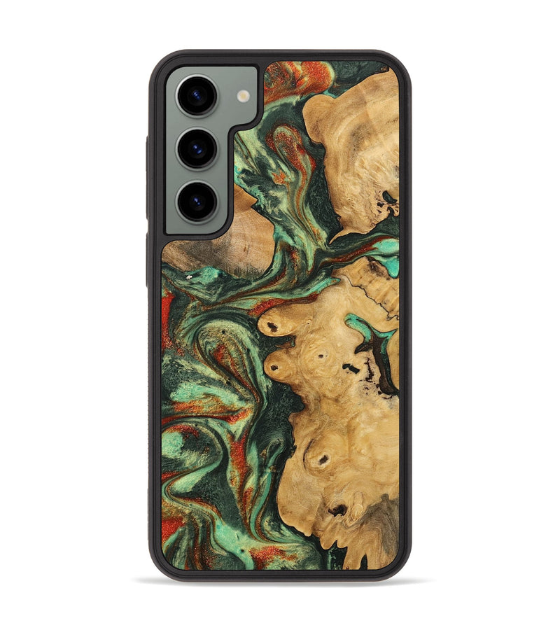 Galaxy S23 Plus Wood Phone Case - Rheta (Green, 746870)