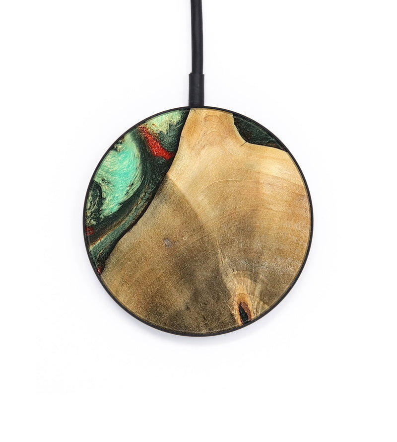 Circle Wood Wireless Charger - Ares (Green, 746894)