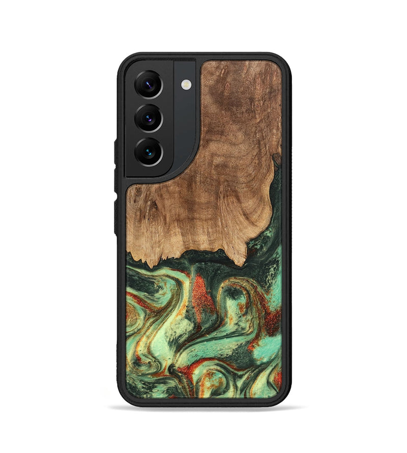 Galaxy S22 Wood Phone Case - Taniya (Green, 746895)