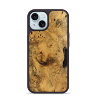 iPhone 15 Wood Phone Case - Cruz (Wood Burl, 746898)