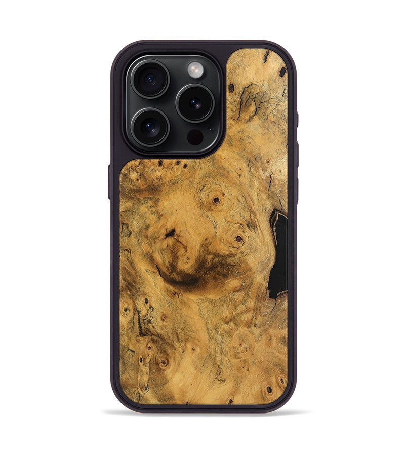 iPhone 15 Pro Wood Phone Case - Cruz (Wood Burl, 746898)