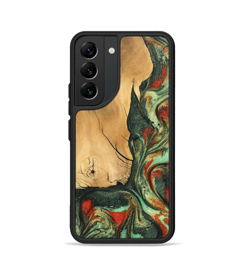 Galaxy S22 Wood Phone Case - Zora (Green, 746900)