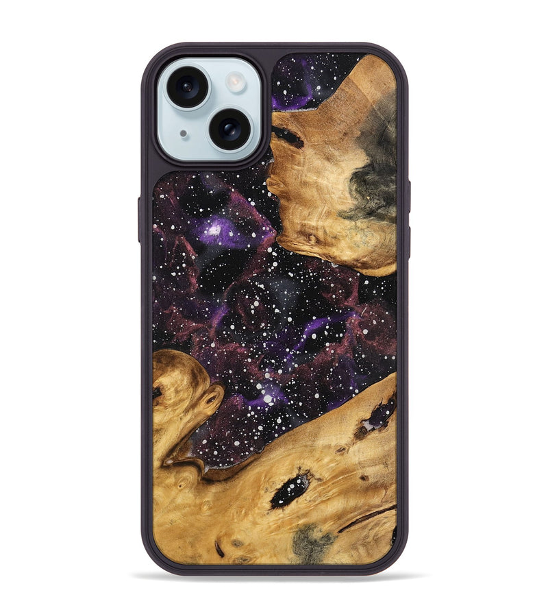 iPhone 15 Plus Wood Phone Case - Tracee (Cosmos, 746902)