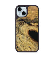 iPhone 15 Wood Phone Case - Alisha (Wood Burl, 746920)