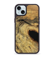 iPhone 15 Plus Wood Phone Case - Alisha (Wood Burl, 746920)