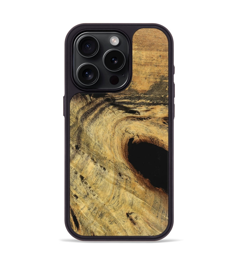 iPhone 15 Pro Wood Phone Case - Alisha (Wood Burl, 746920)