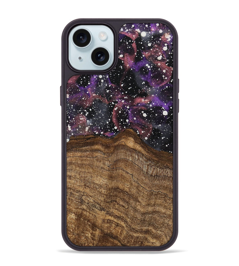 iPhone 15 Plus Wood Phone Case - Van (Cosmos, 746927)