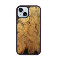 iPhone 15 Wood Phone Case - Iyanna (Wood Burl, 746928)