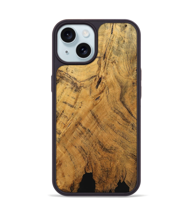 iPhone 15 Wood Phone Case - Iyanna (Wood Burl, 746928)