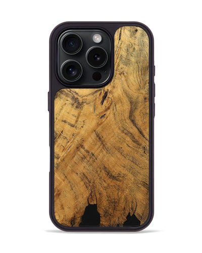 iPhone 16 Pro Wood Phone Case - Iyanna (Wood Burl, 746928)