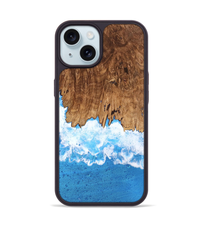 iPhone 15 Wood Phone Case - Alonza (Coastal, 746929)