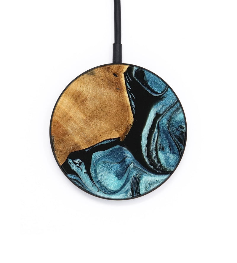 Circle Wood Wireless Charger - Verona (Blue, 746944)